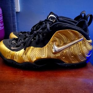 Gold Foamposite Pros